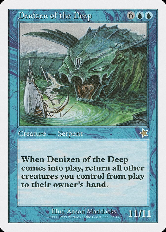 Denizen of the Deep [Starter 1999] Magic: The Gathering