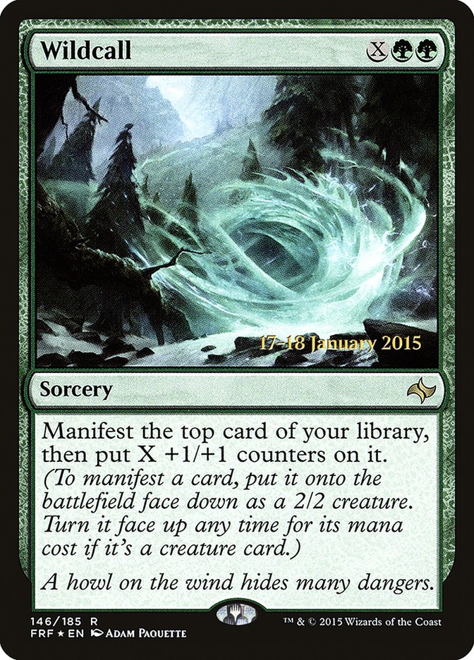 Wildcall [Fate Reforged Prerelease Promos] Magic: The Gathering