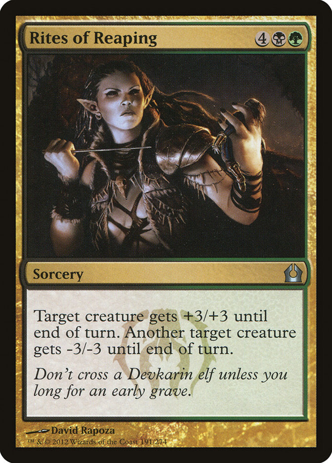 Rites of Reaping [Return to Ravnica] Magic: The Gathering