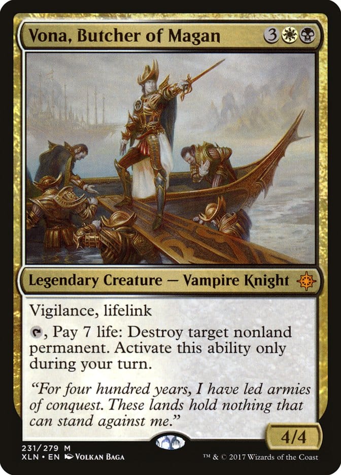 Vona, Butcher of Magan [Ixalan] Magic: The Gathering