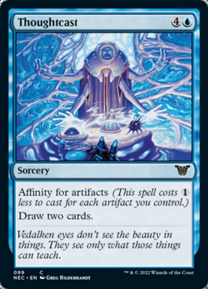 Thoughtcast [Kamigawa: Neon Dynasty Commander] Magic: The Gathering