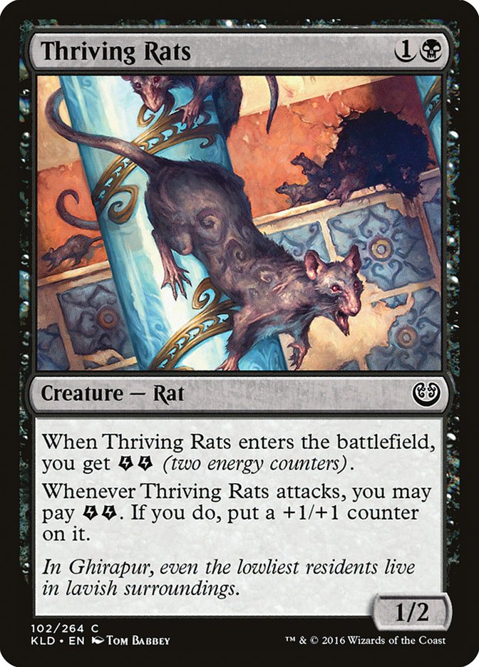 Thriving Rats [Kaladesh] Magic: The Gathering