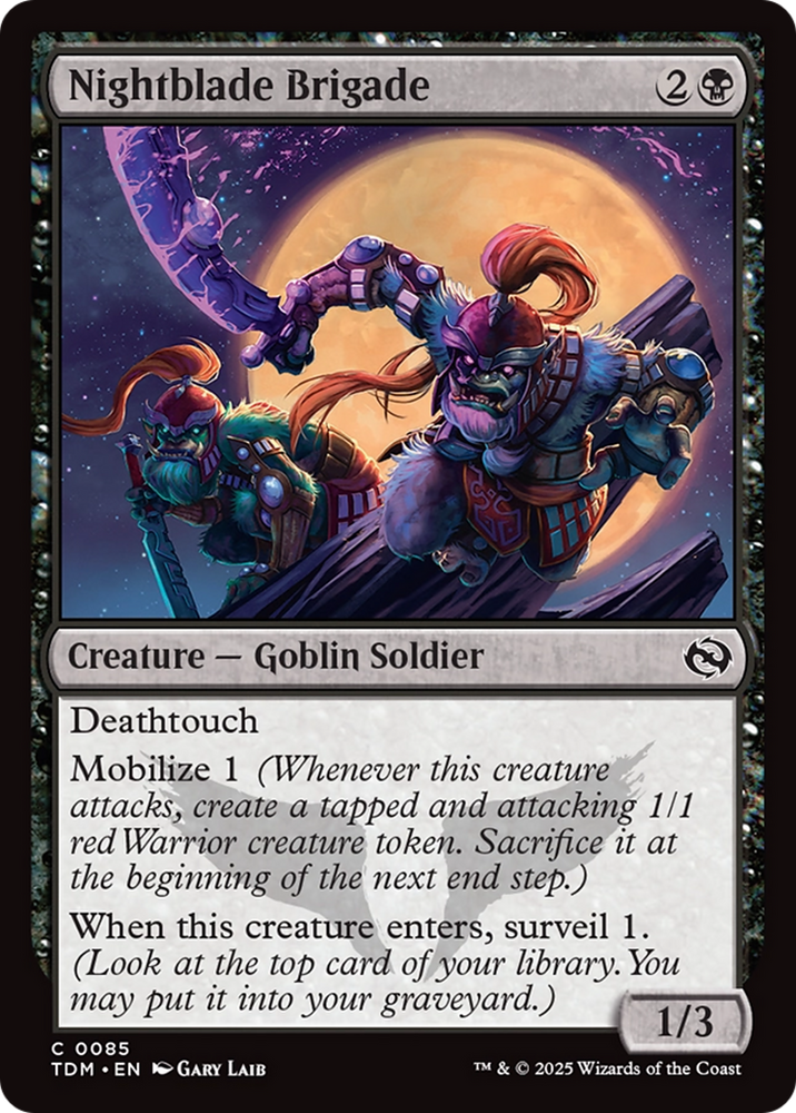 Nightblade Brigade [Tarkir: Dragonstorm] Magic: The Gathering