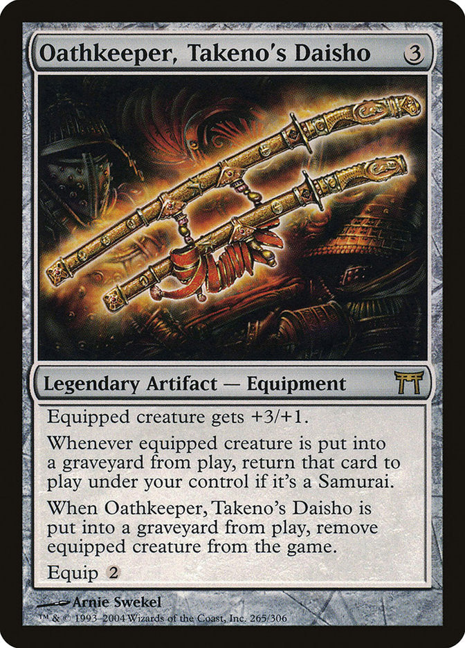 Oathkeeper, Takeno's Daisho [Champions of Kamigawa] Magic: The Gathering