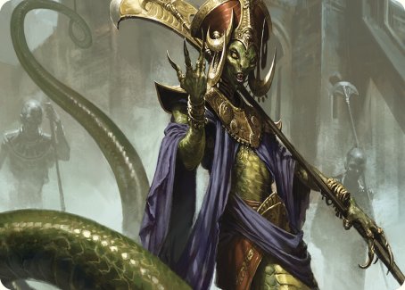 Sidisi, Brood Tyrant Art Card [Commander Masters Art Series] Magic: The Gathering