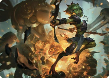 Argothian Sprite Art Card [The Brothers' War Art Series] Magic: The Gathering