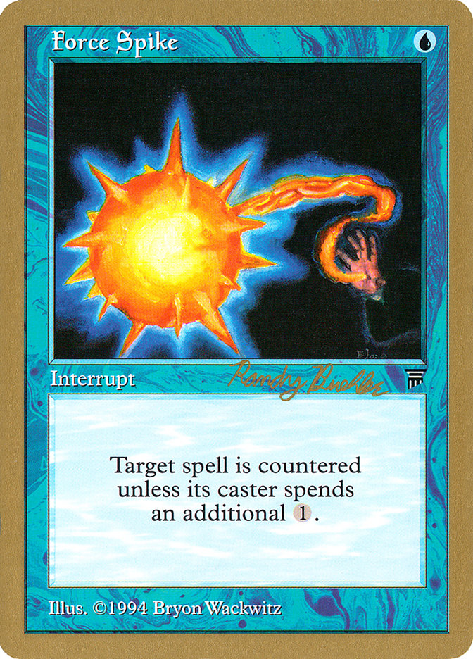 Force Spike (Randy Buehler) [World Championship Decks 1998] Magic: The Gathering