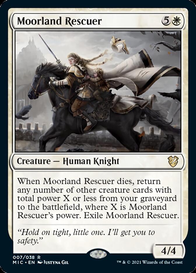 Moorland Rescuer [Innistrad: Midnight Hunt Commander] Magic: The Gathering