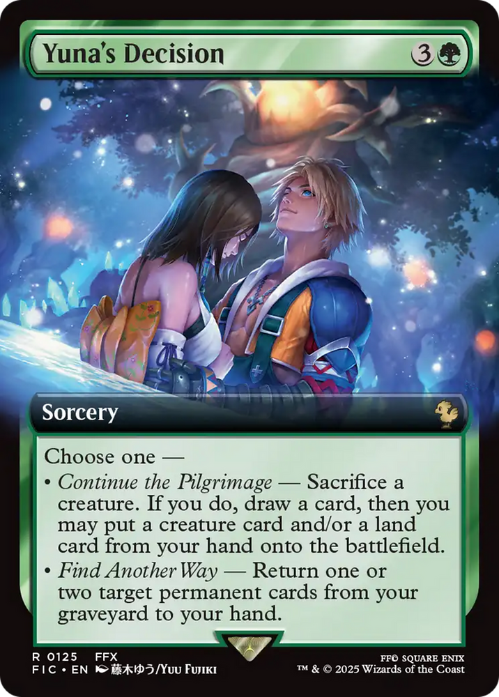 Yuna's Decision (Extended Art) [FINAL FANTASY Commander] Magic: The Gathering
