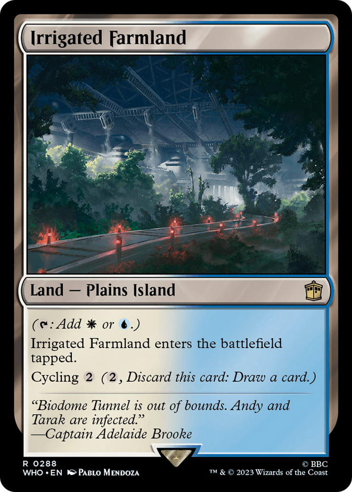 Irrigated Farmland [Doctor Who] Magic: The Gathering