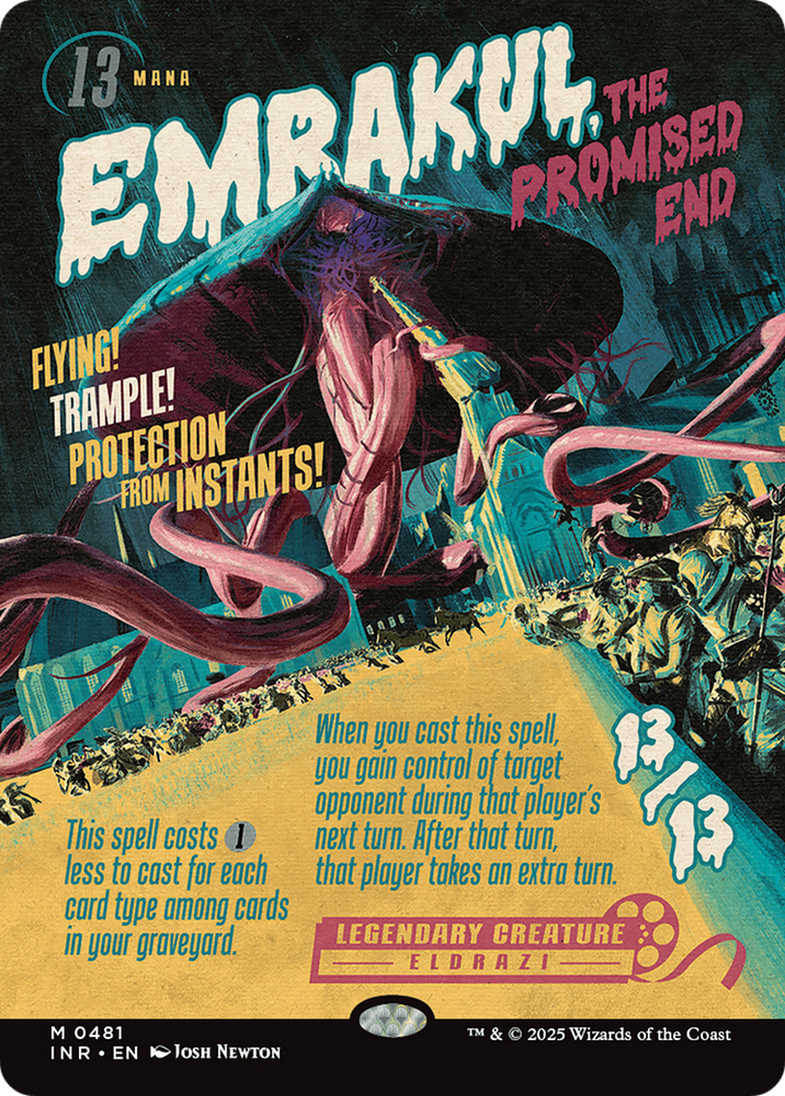Emrakul, the Promised End (Showcase) [Innistrad Remastered] Magic: The Gathering
