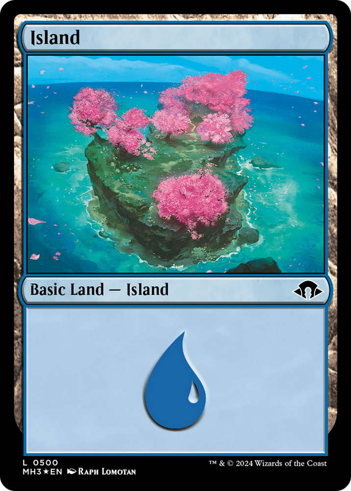 Island (0500) (Ripple Foil) [Modern Horizons 3] Magic: The Gathering