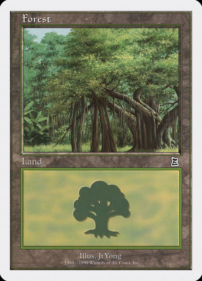 Forest (108) [Battle Royale] Magic: The Gathering