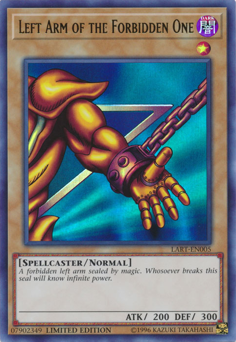 Left Arm of the Forbidden One [LART-EN005] Ultra Rare Yu-Gi-Oh!