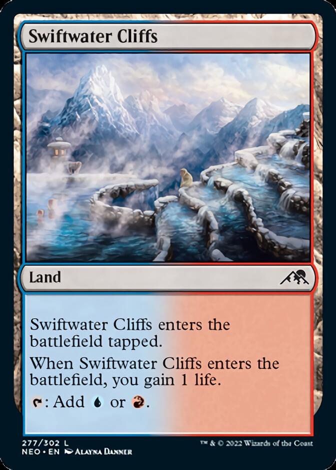 Swiftwater Cliffs [Kamigawa: Neon Dynasty] Magic: The Gathering