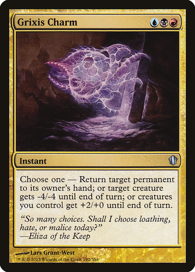Grixis Charm [Commander 2013] Magic: The Gathering