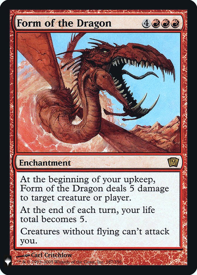 Form of the Dragon [Mystery Booster] Magic: The Gathering