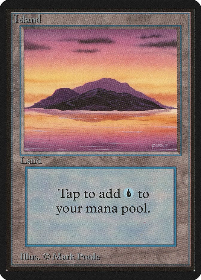 Island (291) [Beta Edition] Magic: The Gathering