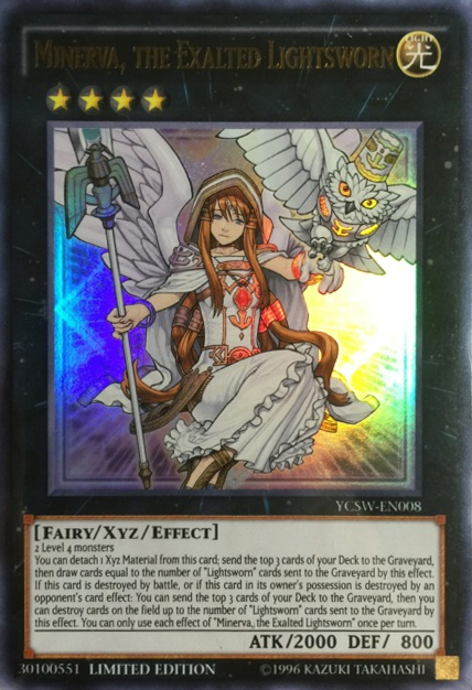Minerva, the Exalted Lightsworn [YCSW-EN008] Ultra Rare Yu-Gi-Oh!