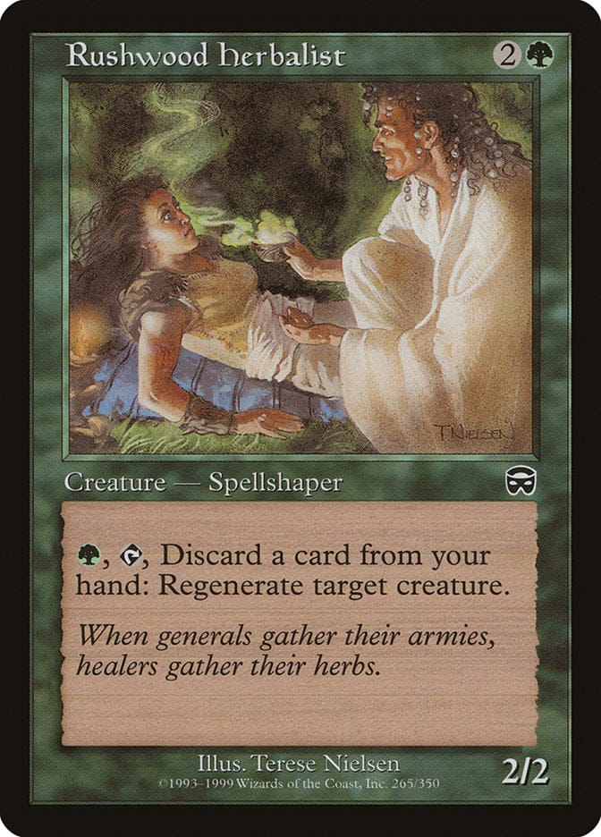 Rushwood Herbalist [Mercadian Masques] Magic: The Gathering