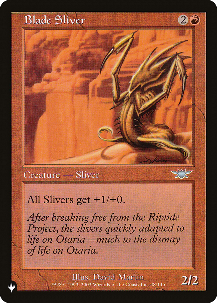 Blade Sliver [The List] Magic: The Gathering