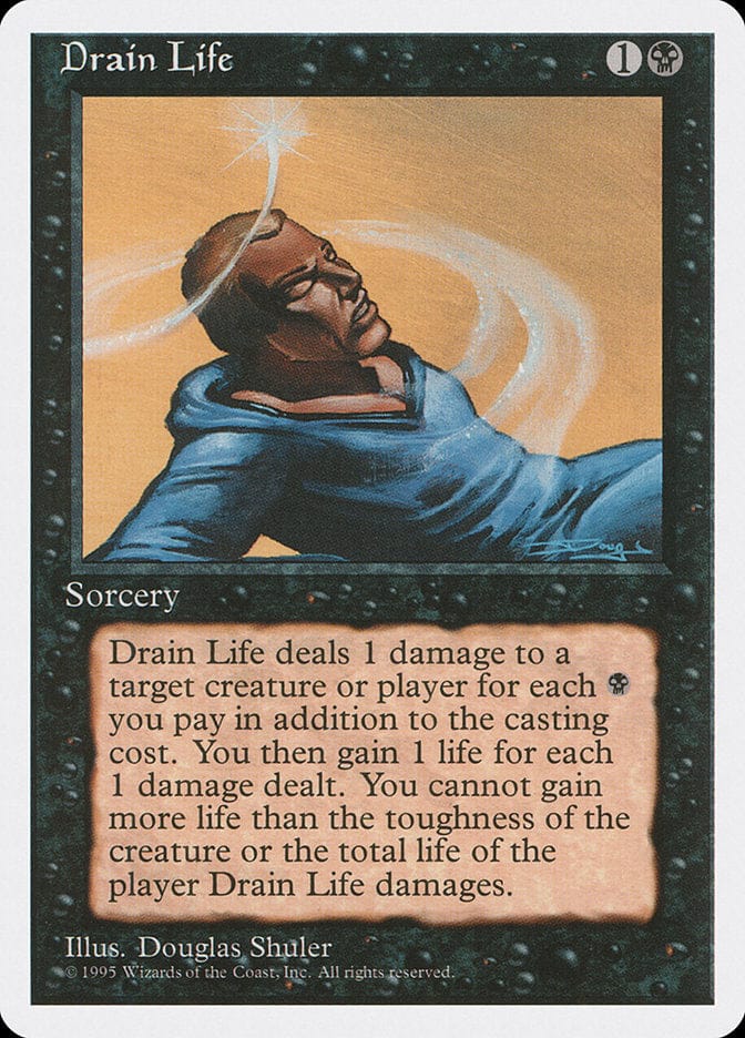 Drain Life [Fourth Edition] Magic: The Gathering