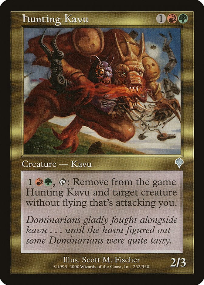 Hunting Kavu [Invasion] Magic: The Gathering