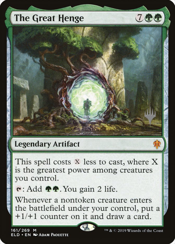 The Great Henge (Promo Pack) [Throne of Eldraine Promos] Magic: The Gathering