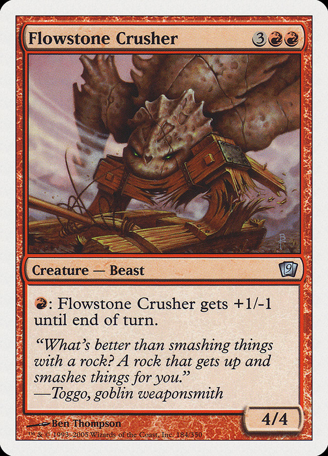 Flowstone Crusher [Ninth Edition] Magic: The Gathering