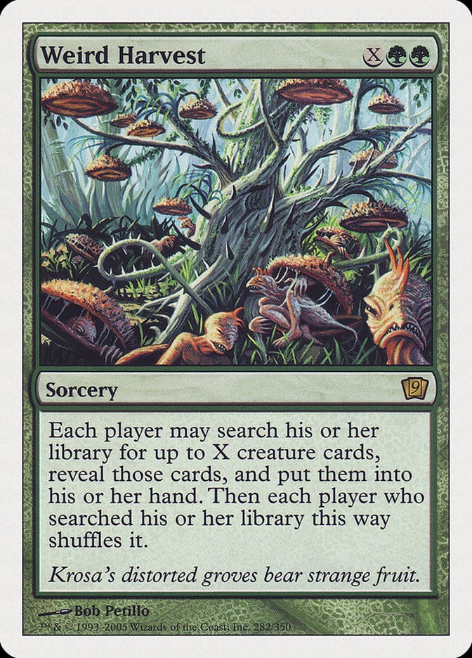 Weird Harvest [Ninth Edition] Magic: The Gathering