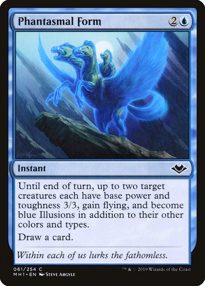 Phantasmal Form [Modern Horizons] Magic: The Gathering