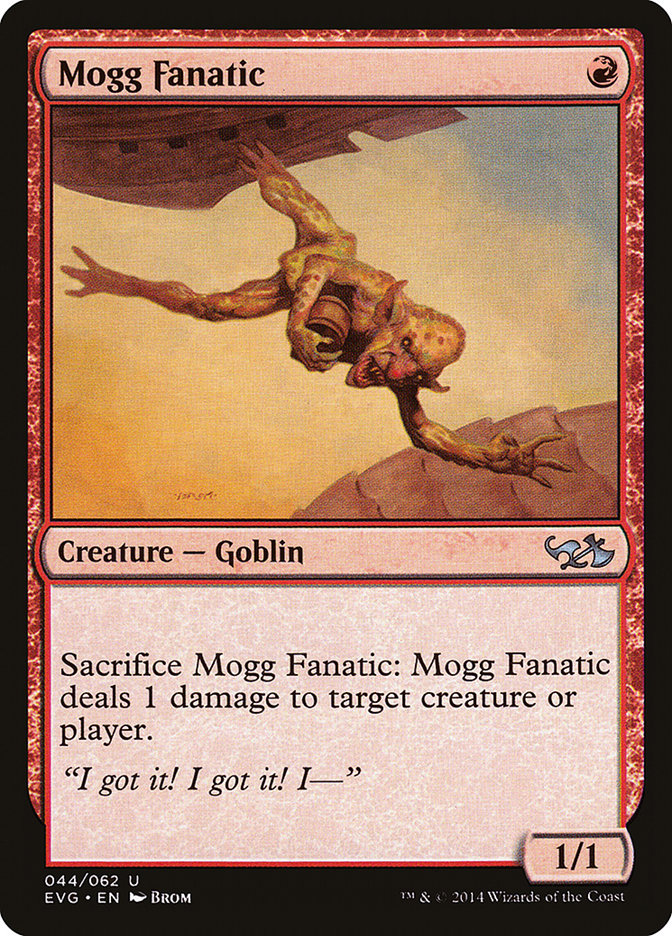 Mogg Fanatic (Elves vs. Goblins) [Duel Decks Anthology] Magic: The Gathering