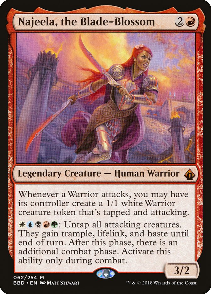 Najeela, the Blade-Blossom [Battlebond] Magic: The Gathering