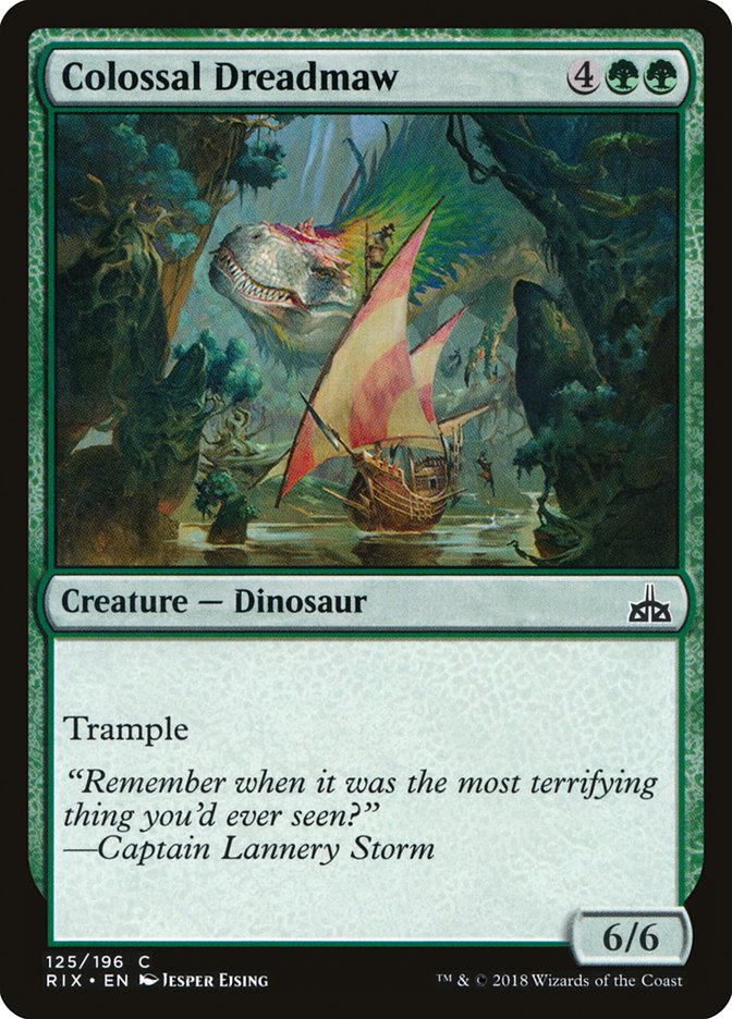 Colossal Dreadmaw [Rivals of Ixalan] Magic: The Gathering