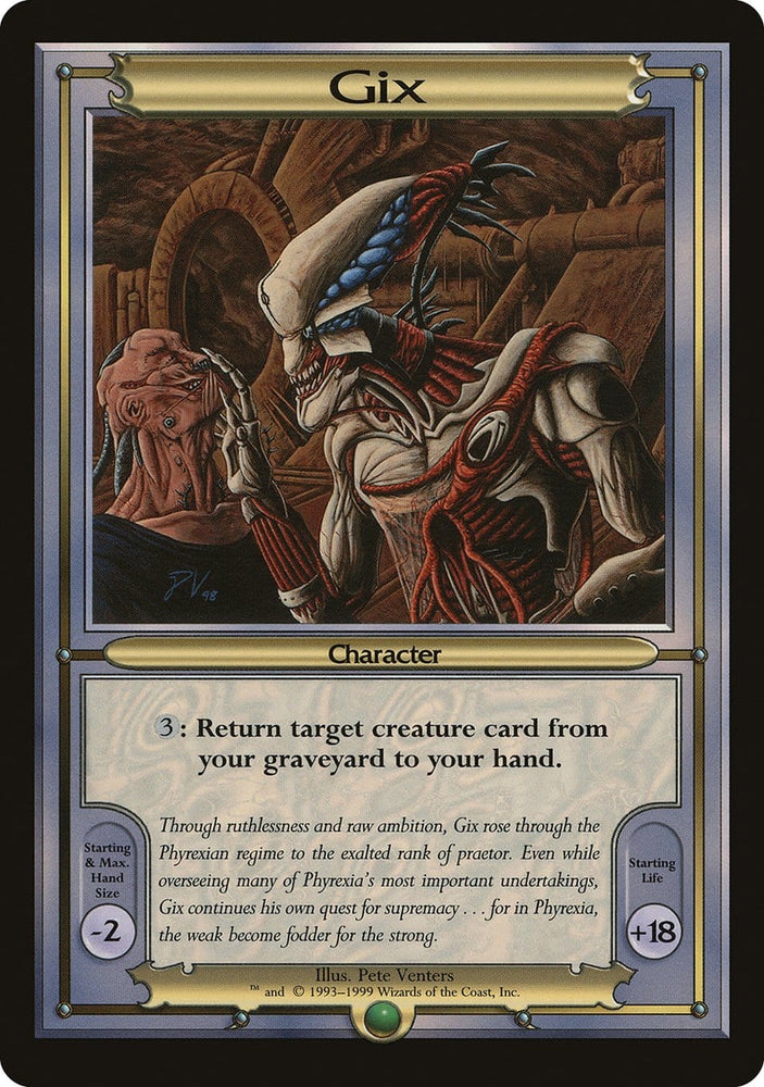 Gix [Vanguard Series] Magic: The Gathering