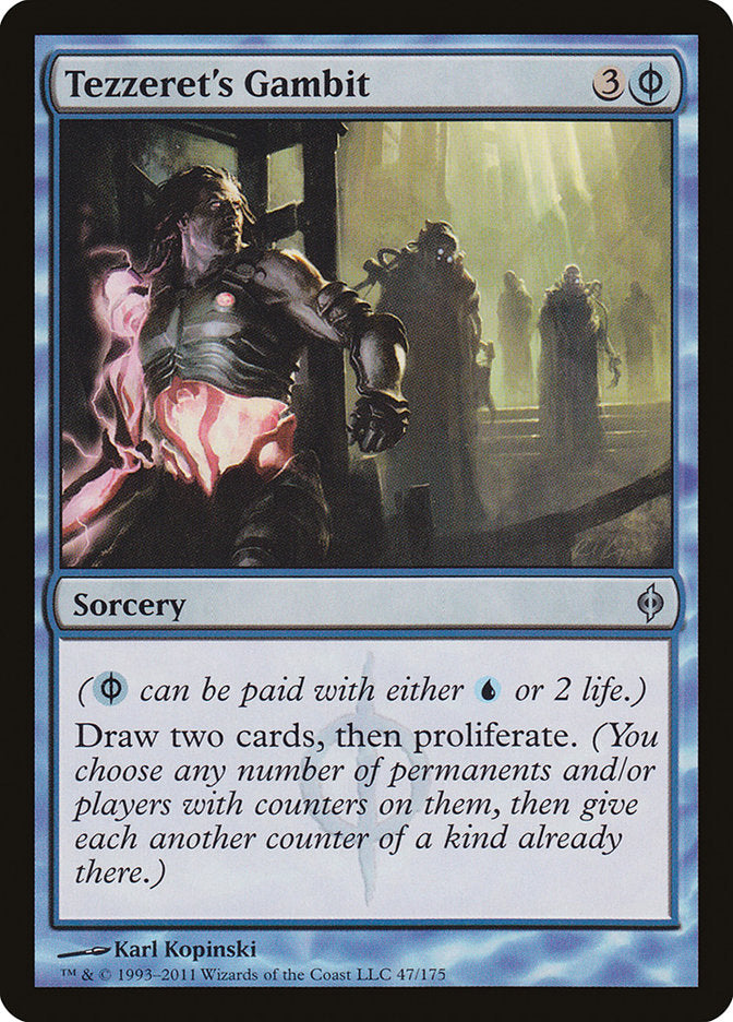 Tezzeret's Gambit [New Phyrexia] Magic: The Gathering