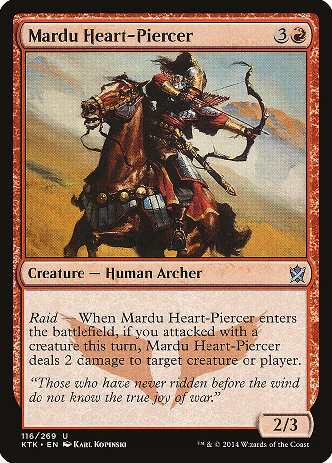 Mardu Heart-Piercer [Khans of Tarkir] Magic: The Gathering
