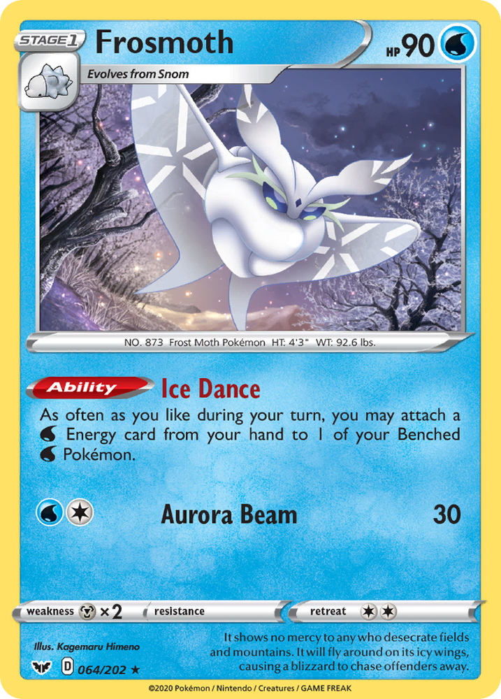 Frosmoth (064/202) [Sword & Shield: Base Set] Pokémon