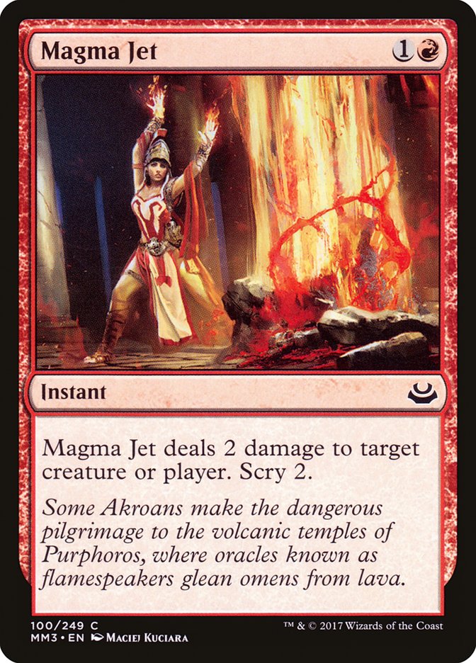 Magma Jet [Modern Masters 2017] Magic: The Gathering