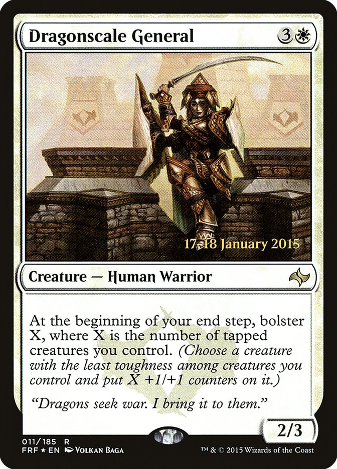 Dragonscale General [Fate Reforged Prerelease Promos] Magic: The Gathering