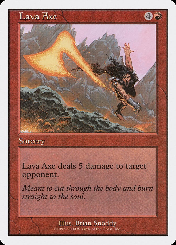 Lava Axe [Starter 2000] Magic: The Gathering