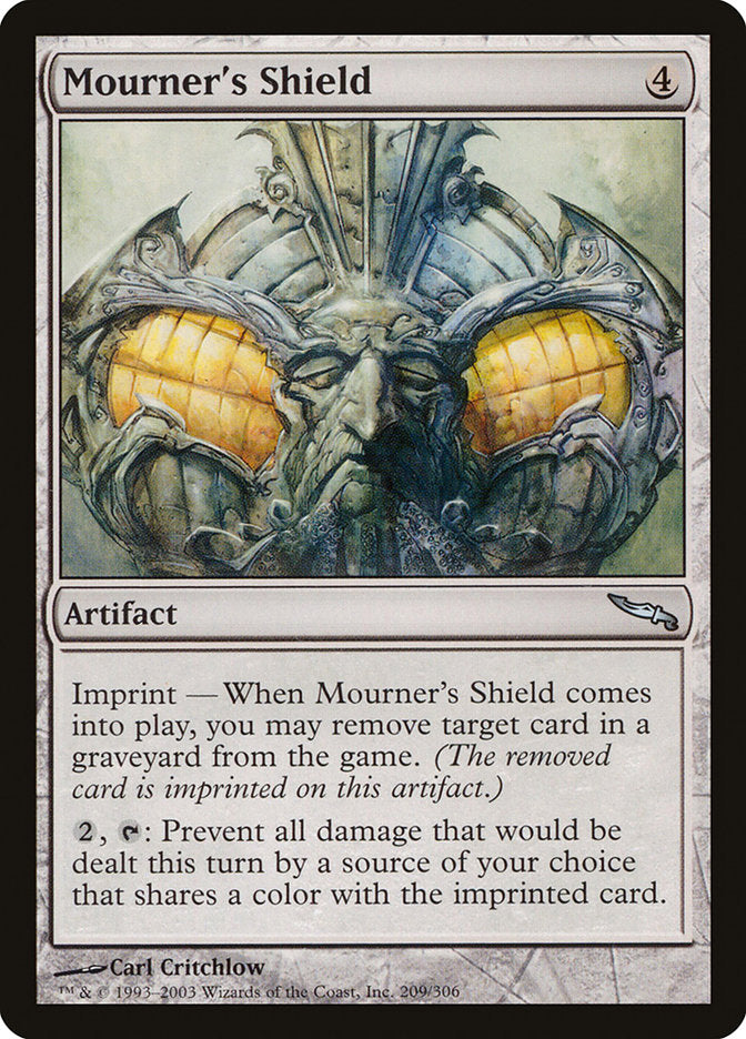 Mourner's Shield [Mirrodin] Magic: The Gathering