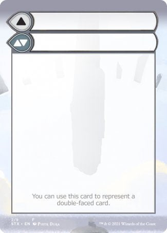 Helper Card (2/9) [Strixhaven: School of Mages Tokens] Magic: The Gathering