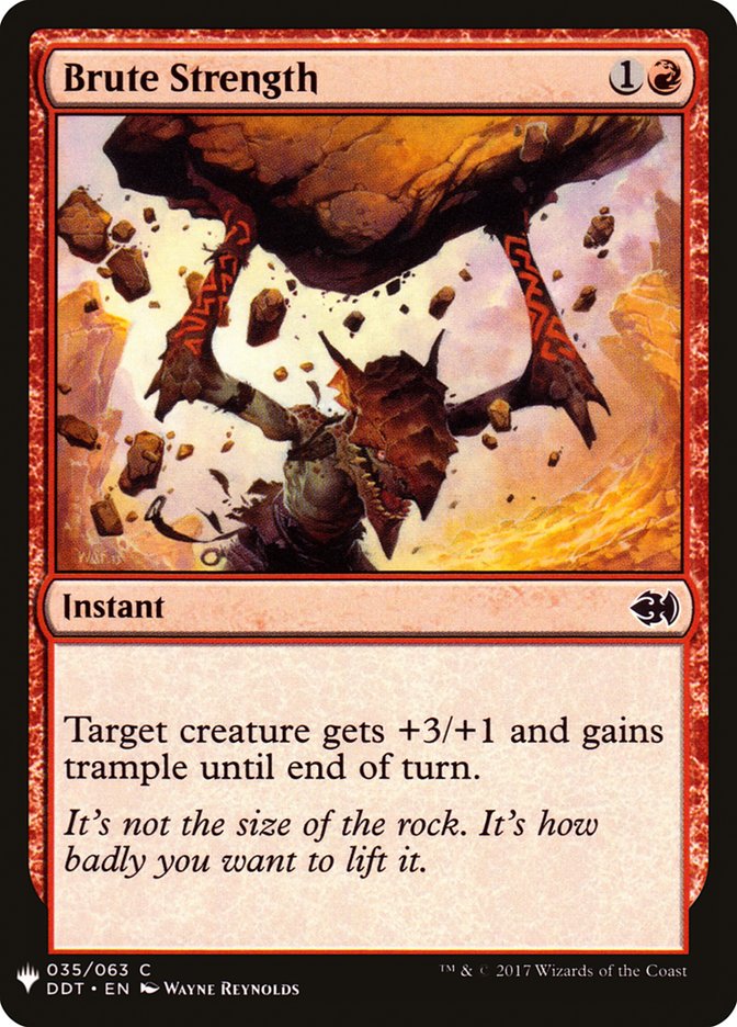 Brute Strength [Mystery Booster] Magic: The Gathering