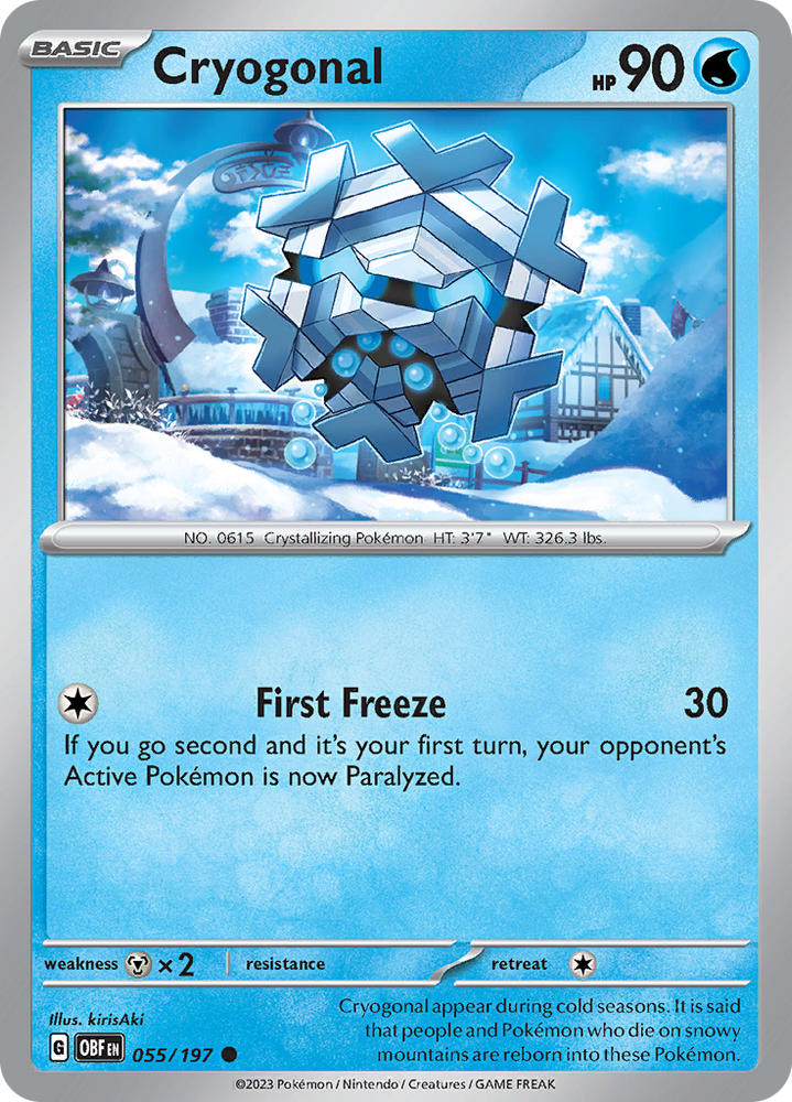 Cryogonal (055/197) [Scarlet & Violet: Obsidian Flames] Pokémon