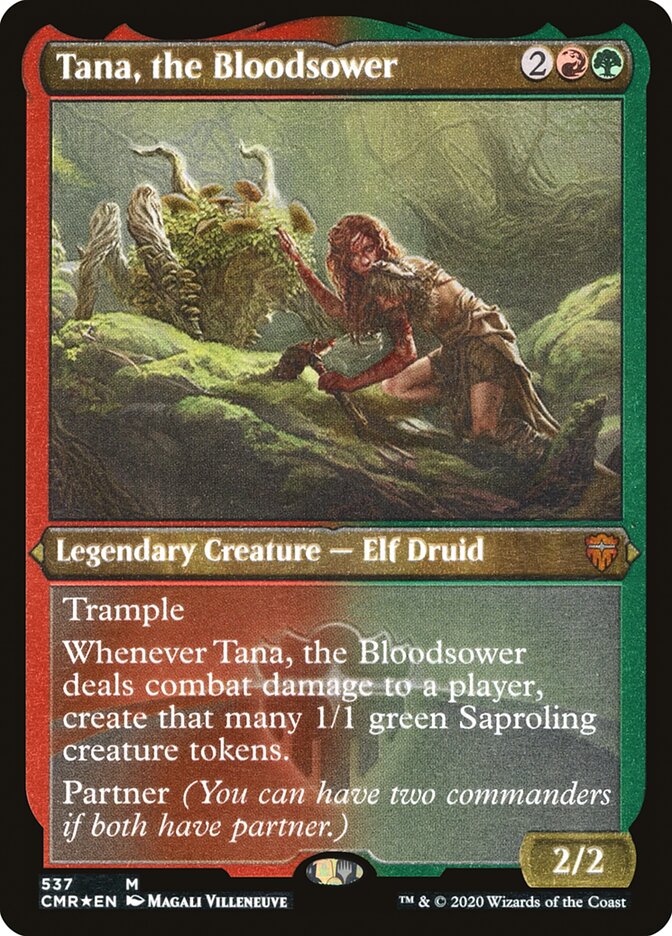 Tana, the Bloodsower (Etched) [Commander Legends] Magic: The Gathering
