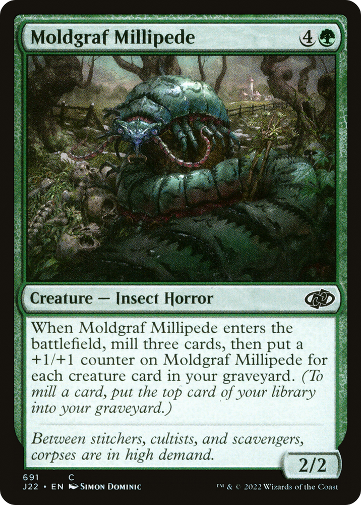 Moldgraf Millipede [Jumpstart 2022] Magic: The Gathering