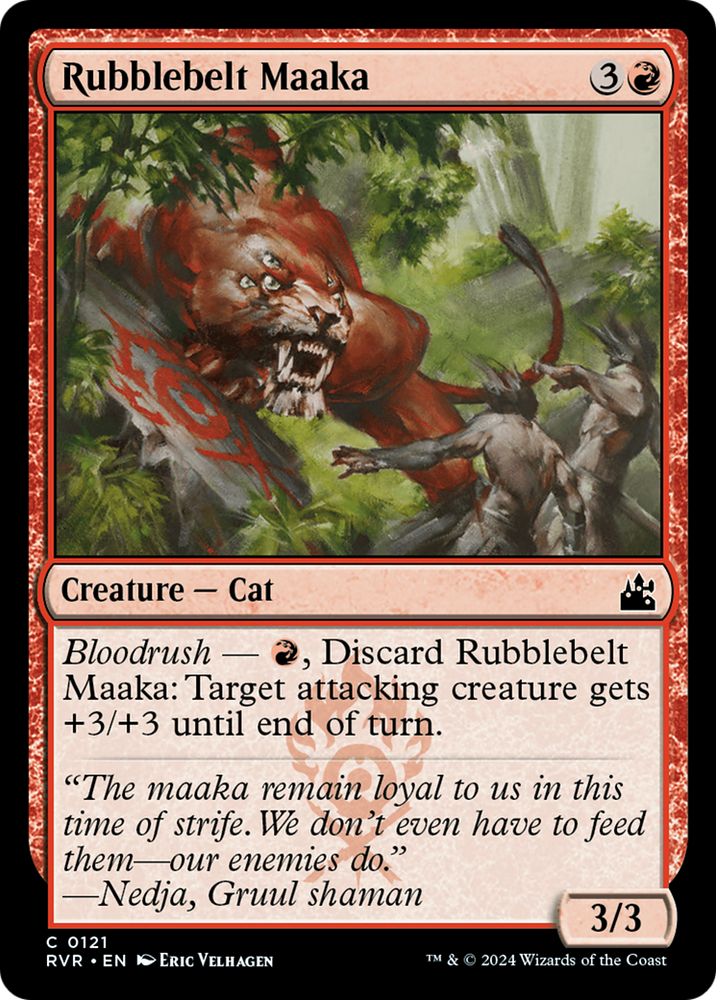 Rubblebelt Maaka [Ravnica Remastered] Magic: The Gathering