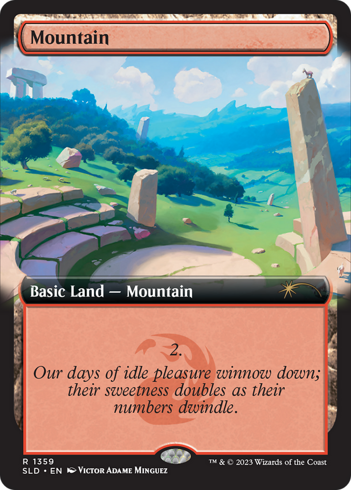 Mountain (1359) [Secret Lair Drop Series] Magic: The Gathering