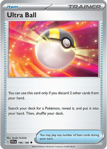 Ultra Ball (196/198) [Scarlet & Violet: Base Set] - Pokemon Cards For Your TCG Needs!